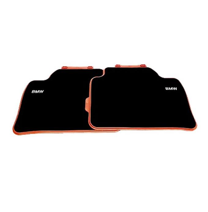 BMW Floor Mat Set - Rear (Oyster - Carpeted) 51472293359